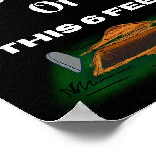 Covid-19-Plakat Poster (Ecke)