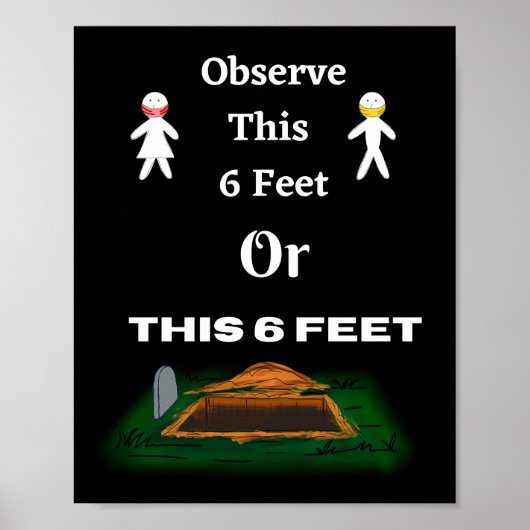 Covid-19-Plakat Poster (Vorne)