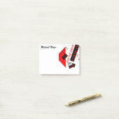 Covid-19 Post-it Klebezettel (Auf Schreibtisch)