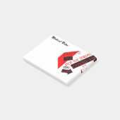 Covid-19 Post-it Klebezettel (angewinkelt)