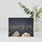 Covid-19 Postkarte (Stehend Vorderseite)