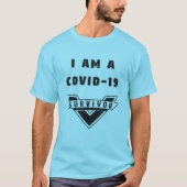 Covid 19 Survivor T-Shirt (Vorderseite)