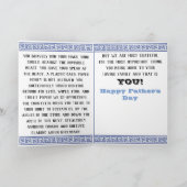 Covid-19 Time Kapsel Father's Day Card Dankeskarte (Innenseite)