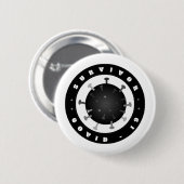 Covid 19 - Überlebende Button (Vorne & Hinten)