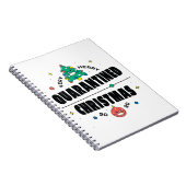 Covid 19 Überlebende Weihnachtsgestaltung Notizblock (Rechte Seite)