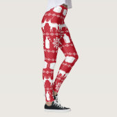 Covid 19 Ugly Christmas Sweater Leggings (Rechts)