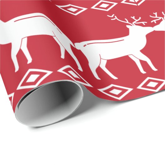 Covid 19 Ugly Christmas Sweater Wrapping Paper Geschenkpapier (Rolleneckpunkt)