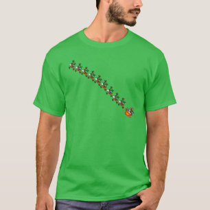 COVID-19 Weihnachtsmann & Rentiere Weihnachtsfest T-Shirt
