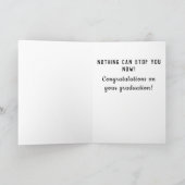 Covid Abschluss Class 2025 Graduate Karte (Innenseite)