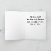 Covid Abschluss Class 2025 Graduate Karte (Innenseite)