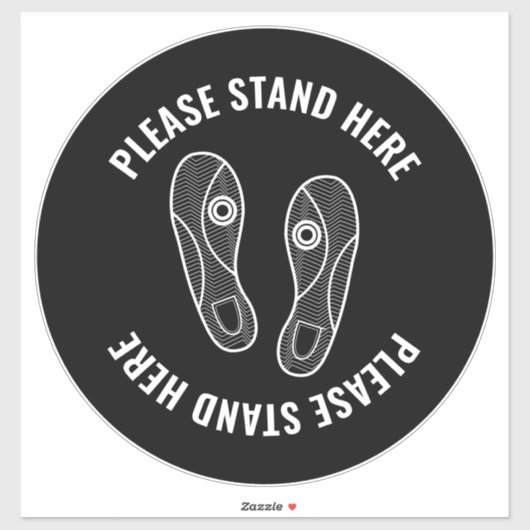 Covid bitte hier Sneaker Druckfarbe ändern Aufkleber (Blatt)