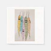 Covid Carrots "Karotten einander" Serviette (Vorderseite)