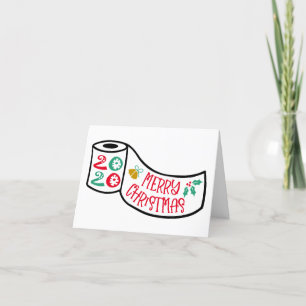 Covid Christmas Spaß   Toilettenpapier 2020 Feiertagskarte