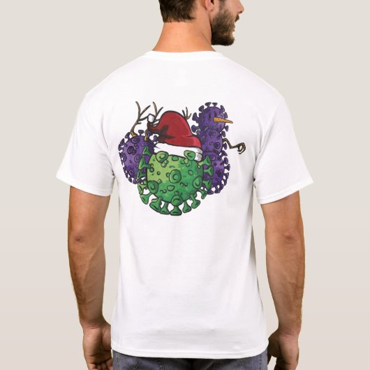COVID CHRISTMAS T-Shirt (Rückseite)