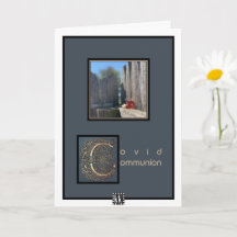 Covid Communion "I Miss You" Grußkarte