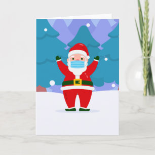 Covid Frohe Weihnachten Gesichtsmaske Weihnachtsma Einladung
