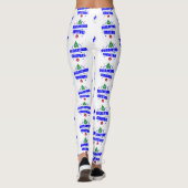 covid fröhliche Weihnachtsbaumsperre Leggings (Rückseite)