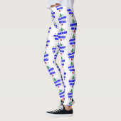covid fröhliche Weihnachtsbaumsperre Leggings (Links)
