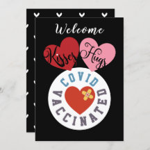 Covid geimpft | Welcome Kisses Hugs Valentine