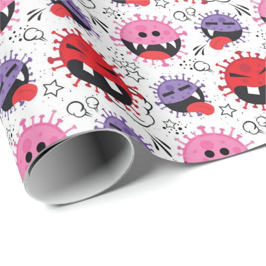 Covid! Geschenkpapier (Rolleneckpunkt)