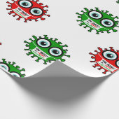 Covid Gift Wrap Geschenkpapier (Ecke)