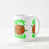 Covid-halloween-Impfkürbis Kaffeetasse (VorderseiteRechts)