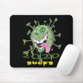 Covid ist zum Kotzen Mousepad (Mit Mouse)
