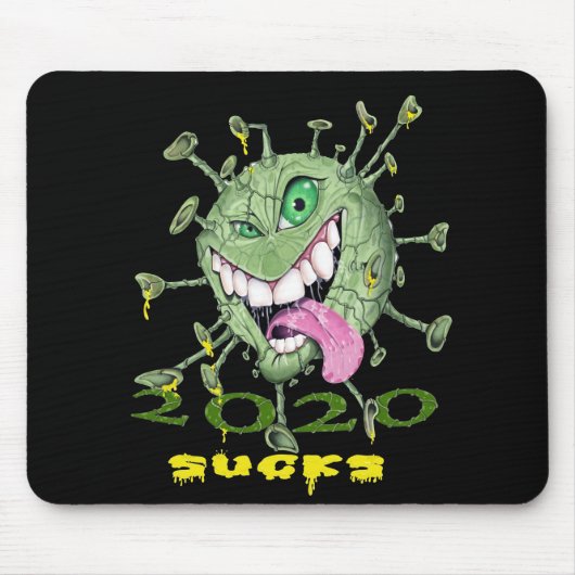 Covid ist zum Kotzen Mousepad (Vorne)