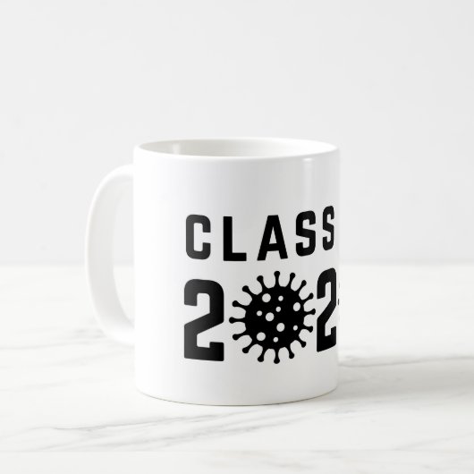 Covid-Klasse 2020 Tasse (Vorderseite Links)