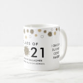 COVID-KLASSE VON 2021 Personalisiert Kaffeetasse (VorderseiteRechts)