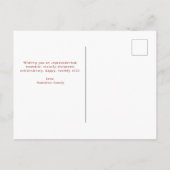 Covid Neujahrsbildschirm für Ihr Foto Gruß Postkarte (Rückseite)