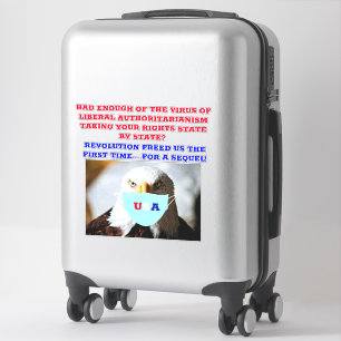 COVID REVOLT AUFKLEBER