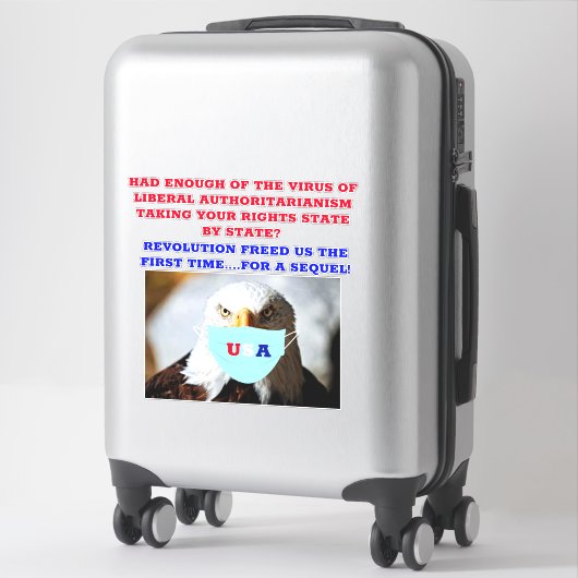 COVID REVOLT AUFKLEBER (Koffer)