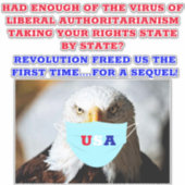 COVID REVOLT AUFKLEBER (Vorderseite)