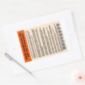 Covid sollte die Papieraufkleber erschrecken Rechteckiger Aufkleber (Umschlag)