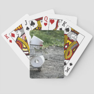 Covid Toilettenpapier kaufen Spielkarten