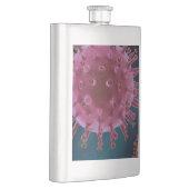 Covid-Virus-Biologie Flachmann (Rechts)