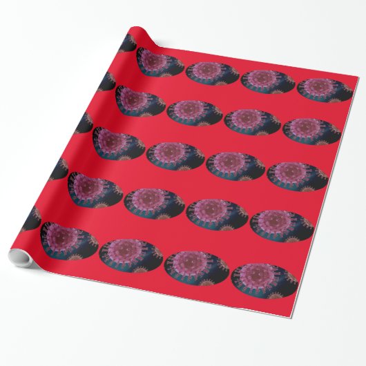 Covid-Virus-Biologie Geschenkpapier (Ungerollt)