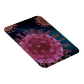 Covid-Virus-Biologie Magnet (Rechte Seite)