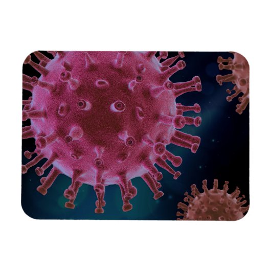 Covid-Virus-Biologie Magnet (Horizontal)