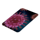 Covid-Virus-Biologie Magnet (Linke Seite)