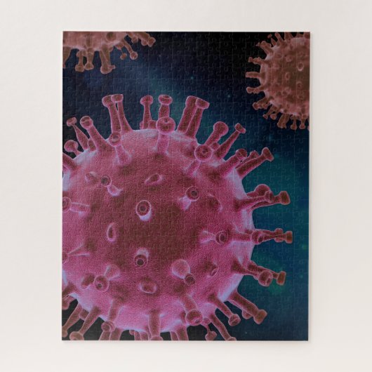 Covid-Virus-Biologie Puzzle (Vertikal)