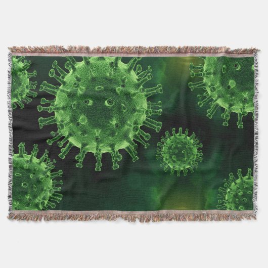 Covid-Virus-Infektion Decke (Vorderseite)