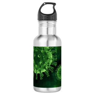 Covid-Virus-Infektion Edelstahlflasche