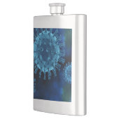 Covid-Virus-Infektion Flachmann (Links)