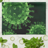 Covid-Virus-Infektion Geschirrtuch (Gefaltet)