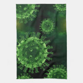 Covid-Virus-Infektion Geschirrtuch (Vertikal)