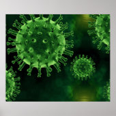Covid-Virus-Infektion Poster (Vorne)