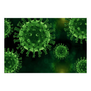 Covid-Virus-Infektion Poster