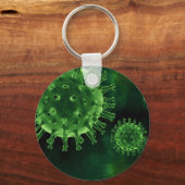 Covid-Virus-Infektion Schlüsselanhänger (Vorderseite)